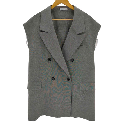 メゾンスペシャル MAISON SPECIAL Back Slit Cut o ff Over Gilet レディース FREE