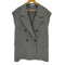 メゾンスペシャル MAISON SPECIAL Back Slit Cut o ff Over Gilet レディース FREE