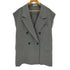 メゾンスペシャル MAISON SPECIAL Back Slit Cut o ff Over Gilet レディース FREE