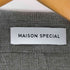 メゾンスペシャル MAISON SPECIAL Back Slit Cut o ff Over Gilet レディース FREE