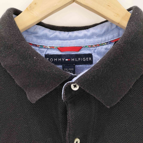 トミーヒルフィガー TOMMY HILFIGER L/S鹿の子ポロシャツ メンズ import:XXL