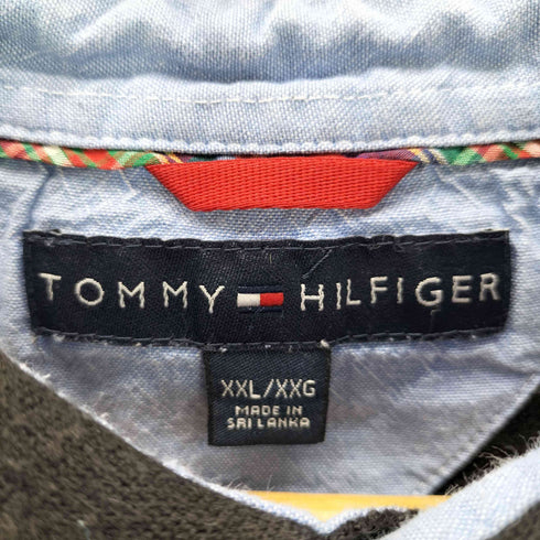 トミーヒルフィガー TOMMY HILFIGER L/S鹿の子ポロシャツ メンズ import:XXL