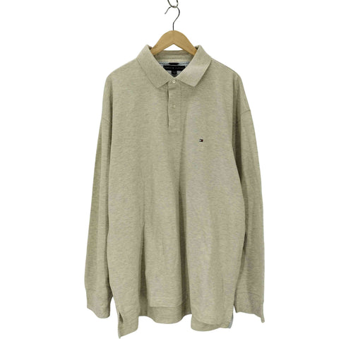 トミーヒルフィガー TOMMY HILFIGER L/S鹿の子ポロシャツ メンズ import:XXL