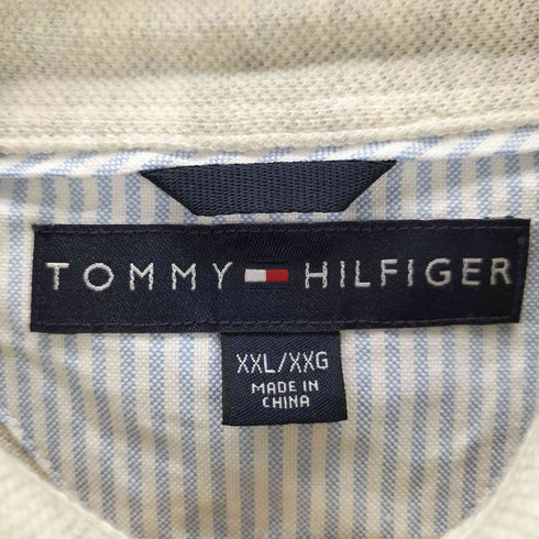 トミーヒルフィガー TOMMY HILFIGER L/S鹿の子ポロシャツ メンズ import:XXL