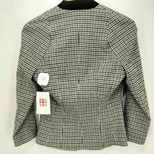 Chalayan ギンガムチェック リネン混 テーラードジャケット レディース JPN:40