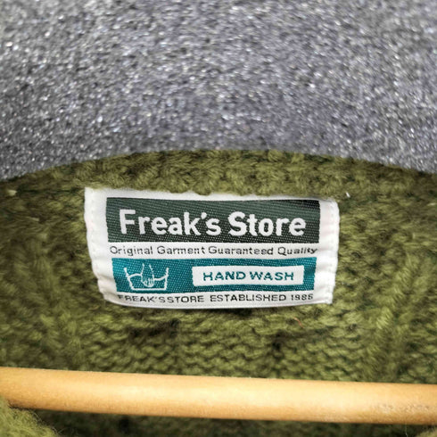 フリークスストア FREAKS STORE フィッシャーマンニットカーディガン レディース FREE