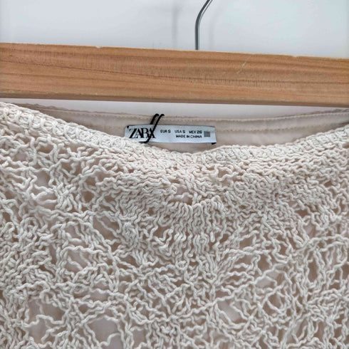 ザラ ZARA ASYMMETRIC CROCHET SKIRT レディース JPN:S