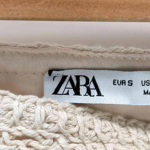 ザラ ZARA ASYMMETRIC CROCHET SKIRT レディース JPN:S
