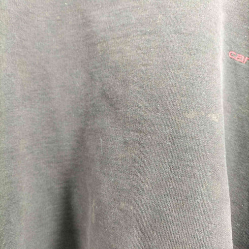 カーハート Carhartt 80-90s Double Face Sweat ダブルフェイス ロゴ刺繍 サーマルライナー クルーネック 長袖 スウエット メンズ