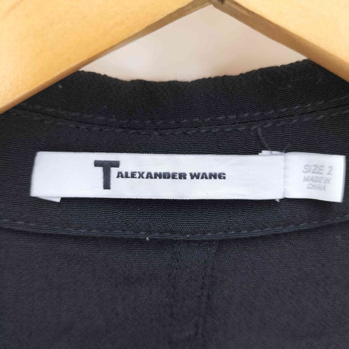 ティーバイアレキサンダーワン T by Alexander Wang 1B レーヨン テーラードジャケット レディース 2
