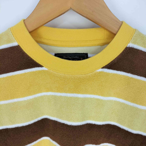 ビームスプラス BEAMS+ パイル ボーダー ポケット Tシャツ メンズ JPN:M