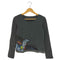 ヒロココシノ HIROKO KOSHINO TRUNK Y2K ストレッチ ボーダー Tシャツ レディース 38
