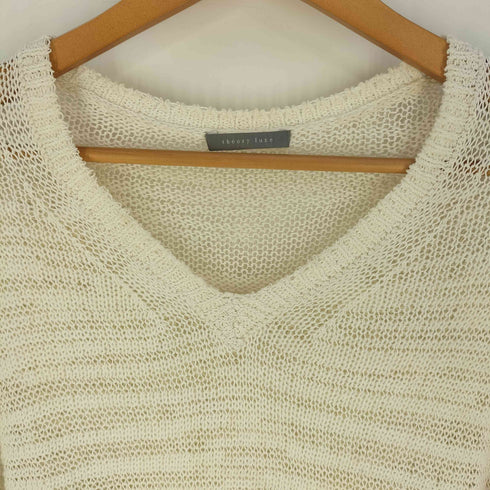 セオリーリュクス theory luxe Martial Eren Vネック コットンニット レディース JPN:38