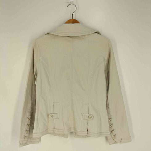 エムエムシックスメゾンマルタンマルジェラ MM6 Maison Martin Margiela イタリア製 ストレッチ ビッグカラー ジャケット レディース import:M