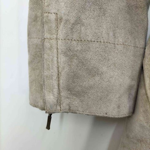 エディーバウアー Eddie Bauer SEATTLE SUEDE フェイクファー ピッグスキン スタンドカラーコート レディース import:M