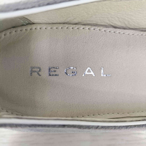 リーガル REGAL ポインテッドトゥ スウェード タッセル パンプス レディース JPN:22