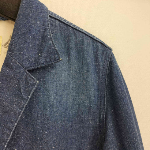 ワールドワーカーズ WORLD WORKERS デニム ペイント加工 アトリエコート メンズ JPN:L