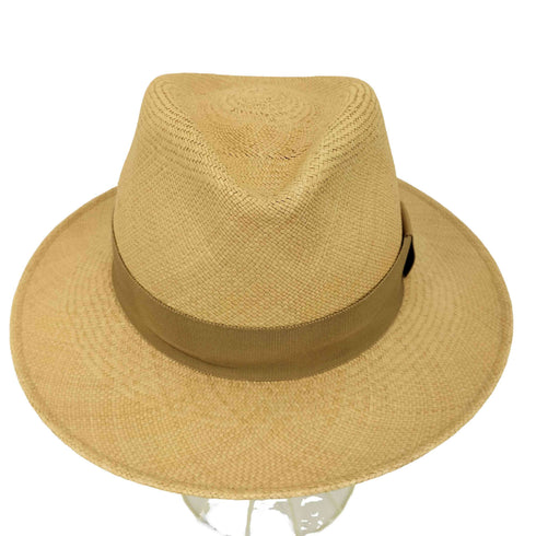 GENUINE PANAMAHAT エクアドル製 HANDWOVEN PANAMAHAT 麦わら パナマハット メンズ M 57-58