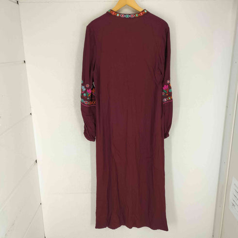 CHRISTOPHE SAUVAT ネイティブ刺繍スキッパーワンピース import レディース S