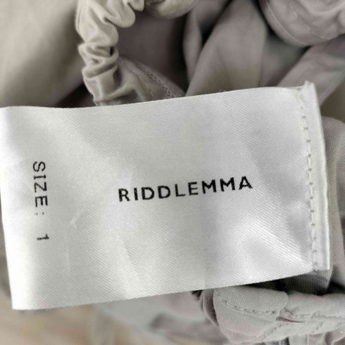 RIDDLEMMA 変形シャツベスト ドローコード レディース JPN:1