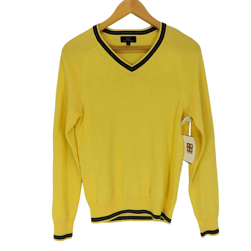 ブルックスブラザーズ 346 BROOKS BROTHERS コットンVネックカレッジニット レディース XS