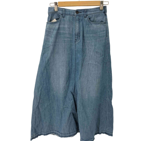 セオリーリュクス theory luxe FLARE LONG SK デニムフレアロングスカート レディース JPN:36