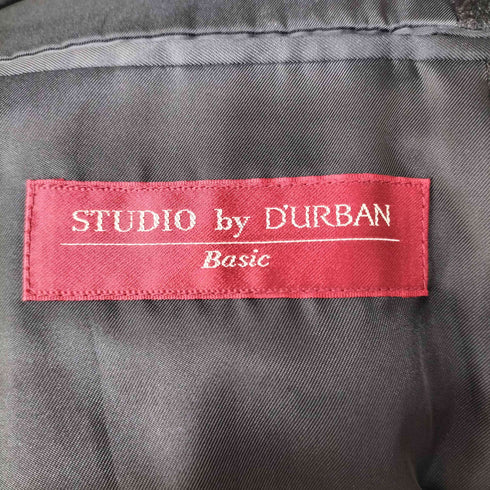 ダーバン DURBAN カシミヤ100 比翼 ステンカラーコート メンズ import:M