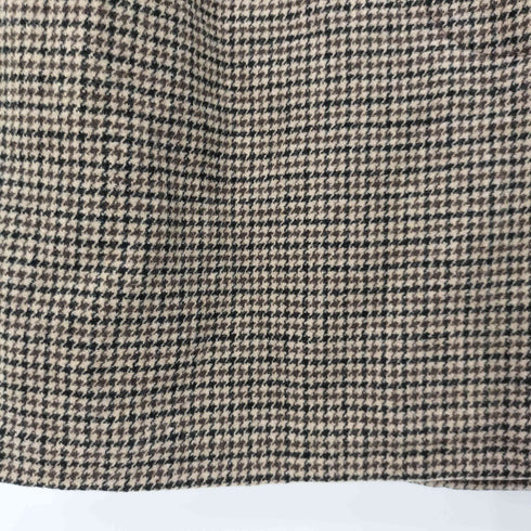eaphi NO COLLAR WOOL CHECK COAT レディース