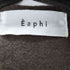 eaphi NO COLLAR WOOL CHECK COAT レディース