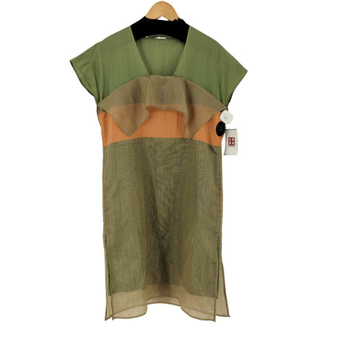 イッセイミヤケ ISSEY MIYAKE A-poc INSIDE フリルデザインワンピース レディース JPN:2