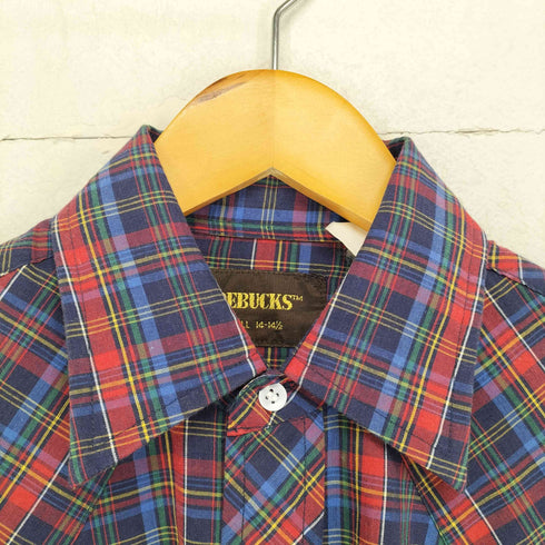 シアーズローバックス SEARS ROEBUCKS 70~80S チェック柄ウエスタンシャツ メンズ 14-14 1/2