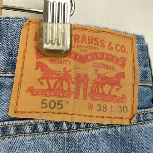 リーバイス Levis 505 ジップフライ ストレート デニムパンツ メンズ W38 L30