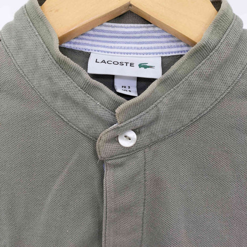ラコステ LACOSTE スタンドカラー ポロシャツ メンズ import:S