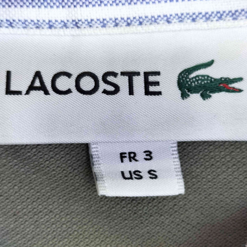 ラコステ LACOSTE スタンドカラー ポロシャツ メンズ import:S