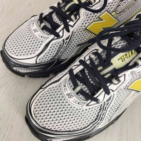 ニューバランス NEW BALANCE 740 U740FR2 Nロゴ メッシュローカットスニーカー White Yellow メンズ JPN:27