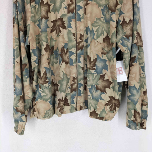 TEDDI 90S リーフ柄ジップブルゾン メンズ XL