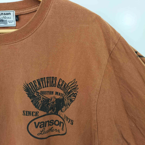 バンソン VANSON ロングスリーブTシャツ ロンT メンズ import:L
