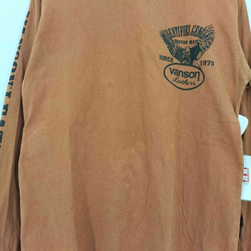 バンソン VANSON ロングスリーブTシャツ ロンT メンズ import:L