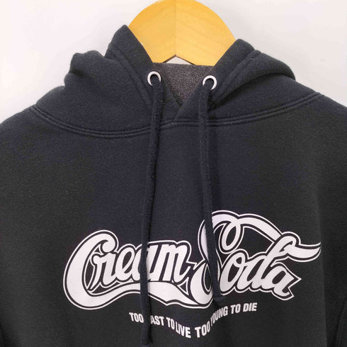 クリームソーダ CREAM SODA フロントロゴプリントプルオーバーパーカー メンズ