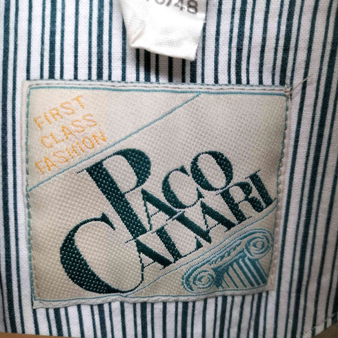 PACO CALVARI ユーロ リネンハーフジッププルオーバー メンズ 46/48
