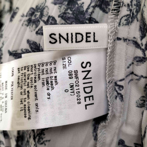 スナイデル snidel 21AW フリルプリーツオーバーワンピース レディース JPN:0