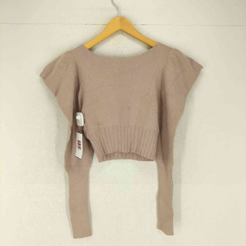 MERCUYDUO パワショルカシュクールリブニット select レディース FREE
