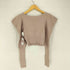 MERCUYDUO パワショルカシュクールリブニット select レディース FREE