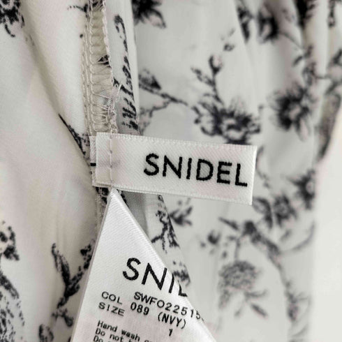 スナイデル snidel 22AW プリントフリルワンピース レディース JPN:1