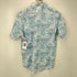 アクアスキュータム AQUASCUTUM ボタンダウン 総柄 S/S コットンシャツ メンズ import:M