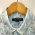 アクアスキュータム AQUASCUTUM ボタンダウン 総柄 S/S コットンシャツ メンズ import:M