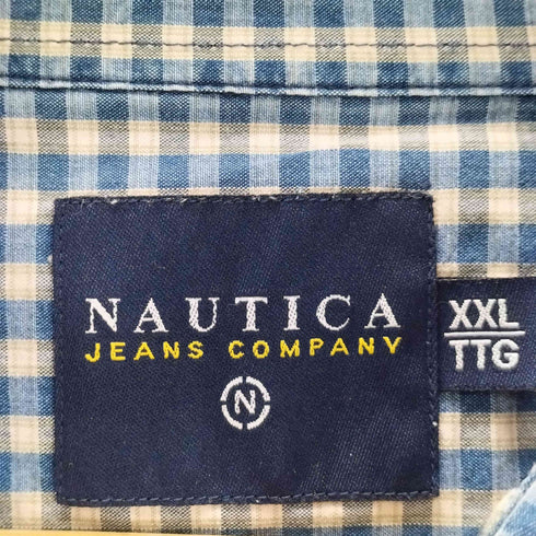 ノーティカ NAUTICA ショートスリーブチェックシャツ メンズ import:XXL