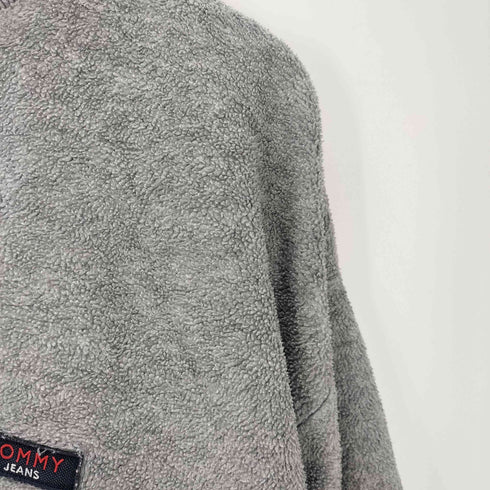 トミージーンズ tommy jeans ハーフジップフリースプルオーバー メンズ import:XXL