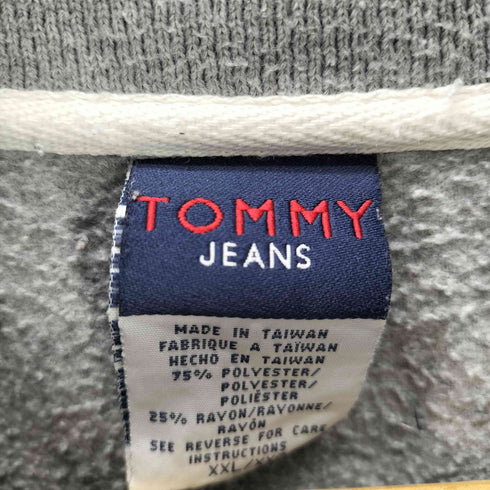 トミージーンズ tommy jeans ハーフジップフリースプルオーバー メンズ import:XXL