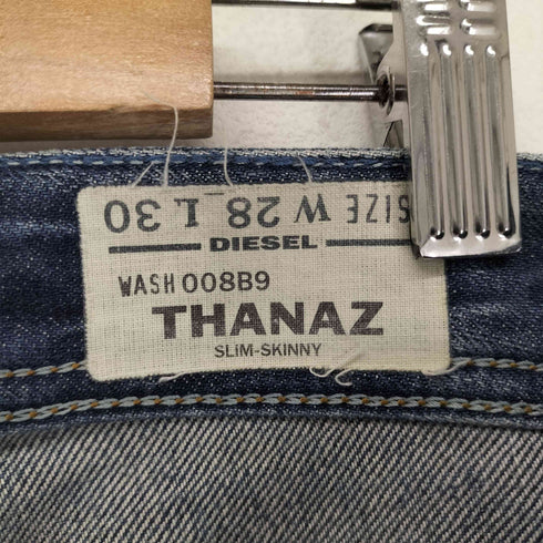 ディーゼル DIESEL THANAZ ダメージ加工デニムパンツ メンズ W28L30